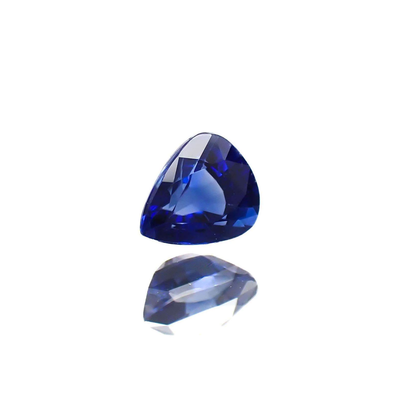 サファイア(宝石名サファイア)スリランカ/マダガスカル産 識別済 0.46ct / 4.9x4.2mm前後 [220917642]