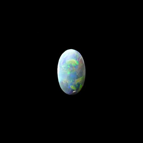 ボルダーオパール 原石磨き オーストラリア産 0.61ct[231225152]8.3x5mm前後