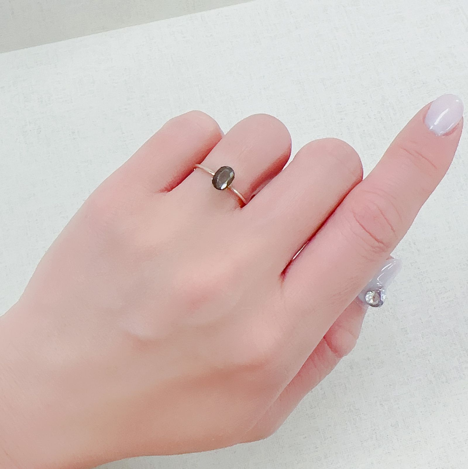 ゴールドシーンサファイア非加熱 ケニア産 1.16ct[230321324]6.6x4.7mm前後
