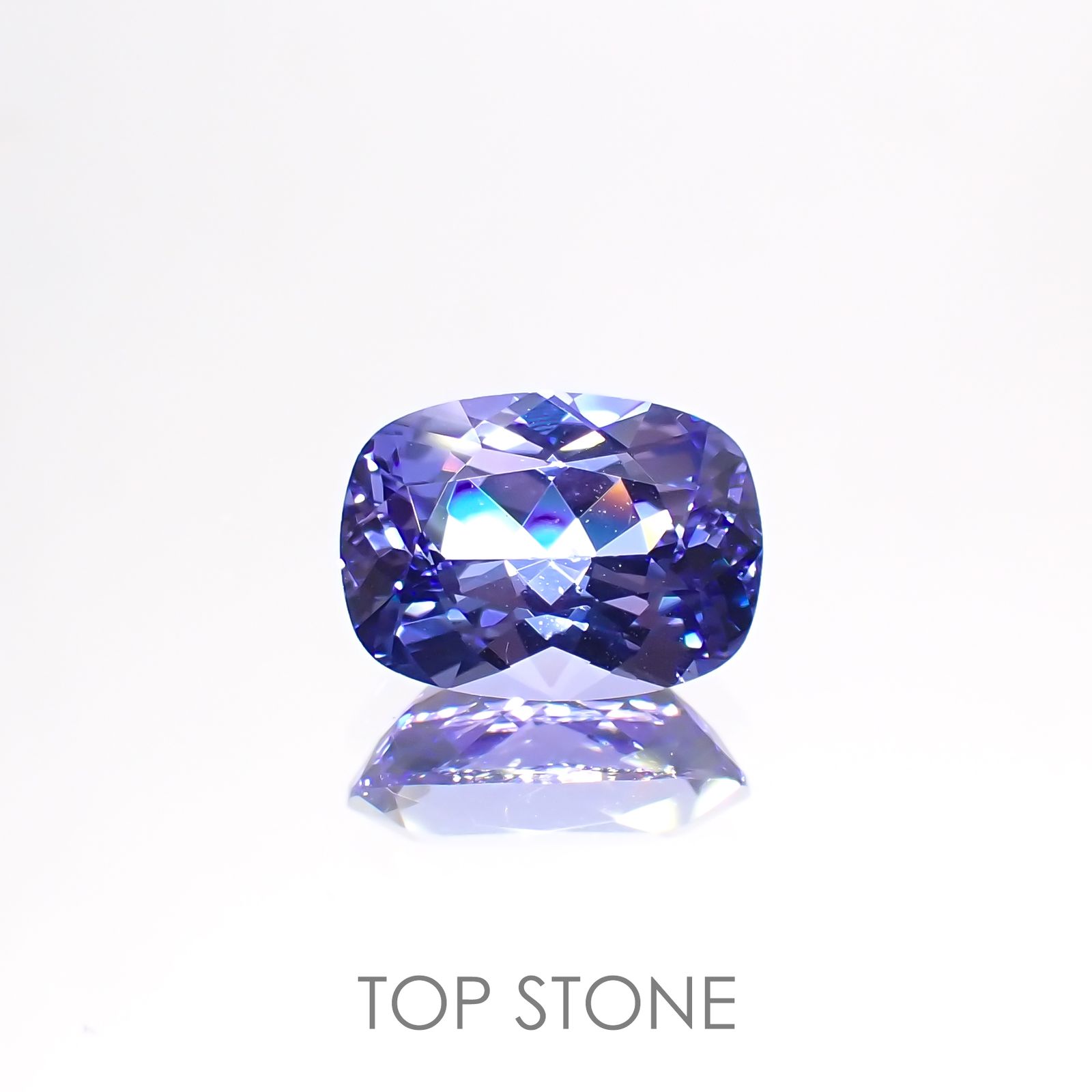 タンザナイト(宝石名タンザナイト) タンザニア産 2.042ct ソ付(彩珠)[21018265]9.2×6.8mm前後
