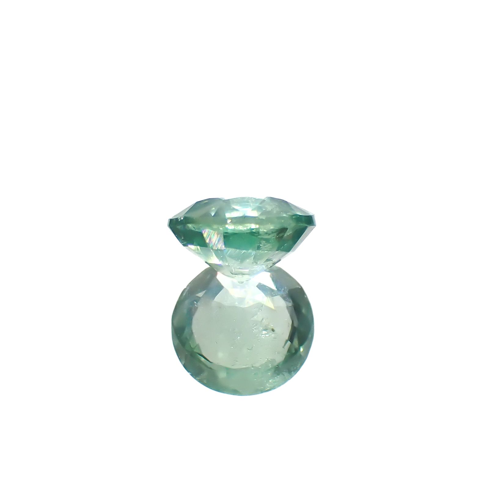 グリーンカイヤナイト タンザニア産 0.86ct[240928813]5.9x5.9mm前後