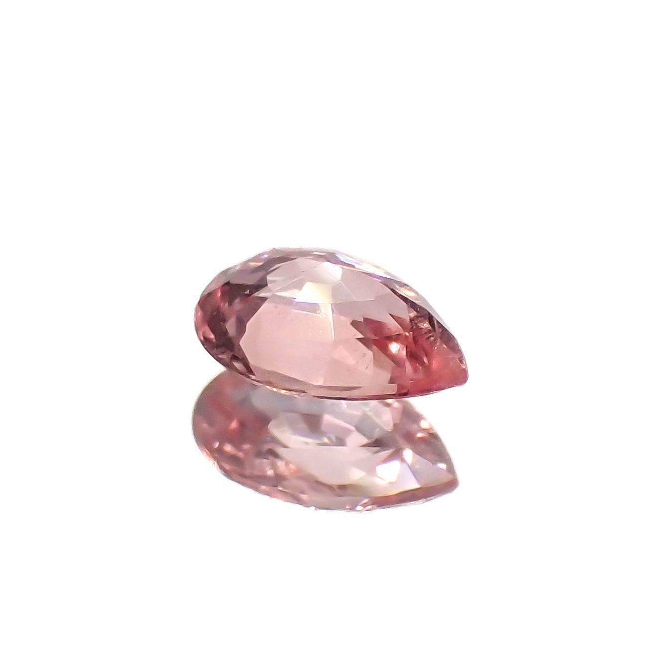 パパラチャサファイア非加熱(宝石名サファイア/別名パパラチャ・サファイア)スリランカ産 0.16ct GIA鑑付[221219221]4.13x2.93mm前後
