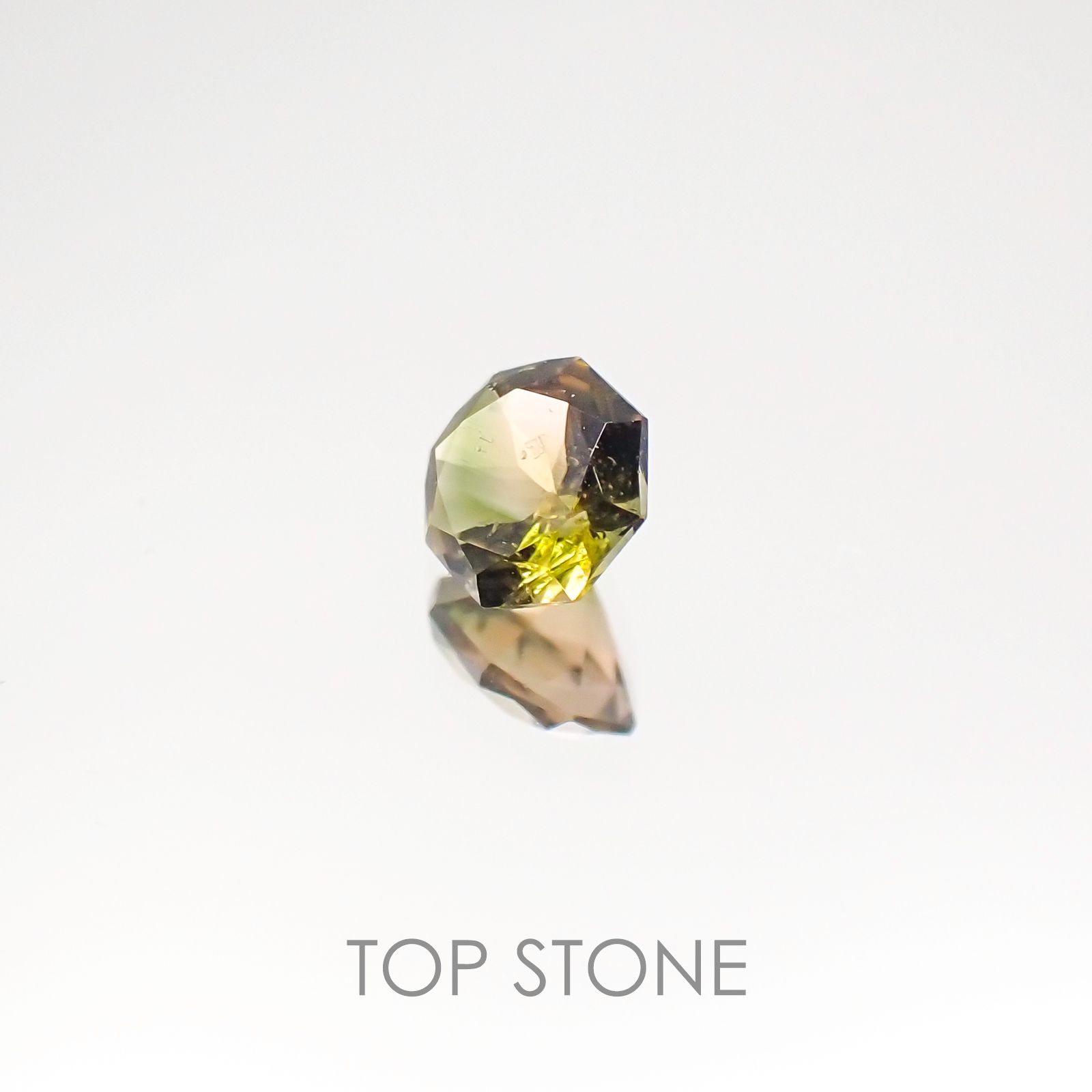 ◇オクタゴンカット◇バイカラートルマリンSA ブラジル・アフリカ産 ルース 0.25ct[20117145]4.3×4.3mm前後