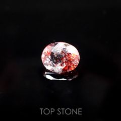 ファイヤークォーツ ナイジェリア産 ルース 1.11ct[210510708]7.5×6mm前後