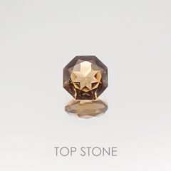 ◇オクタゴンカット◇ブラウントルマリンSA(宝石名ブラウン・トルマリン) ブラジル/アフリカ産 0.28ct 識別済[20117158]4.0×3.9mm前後