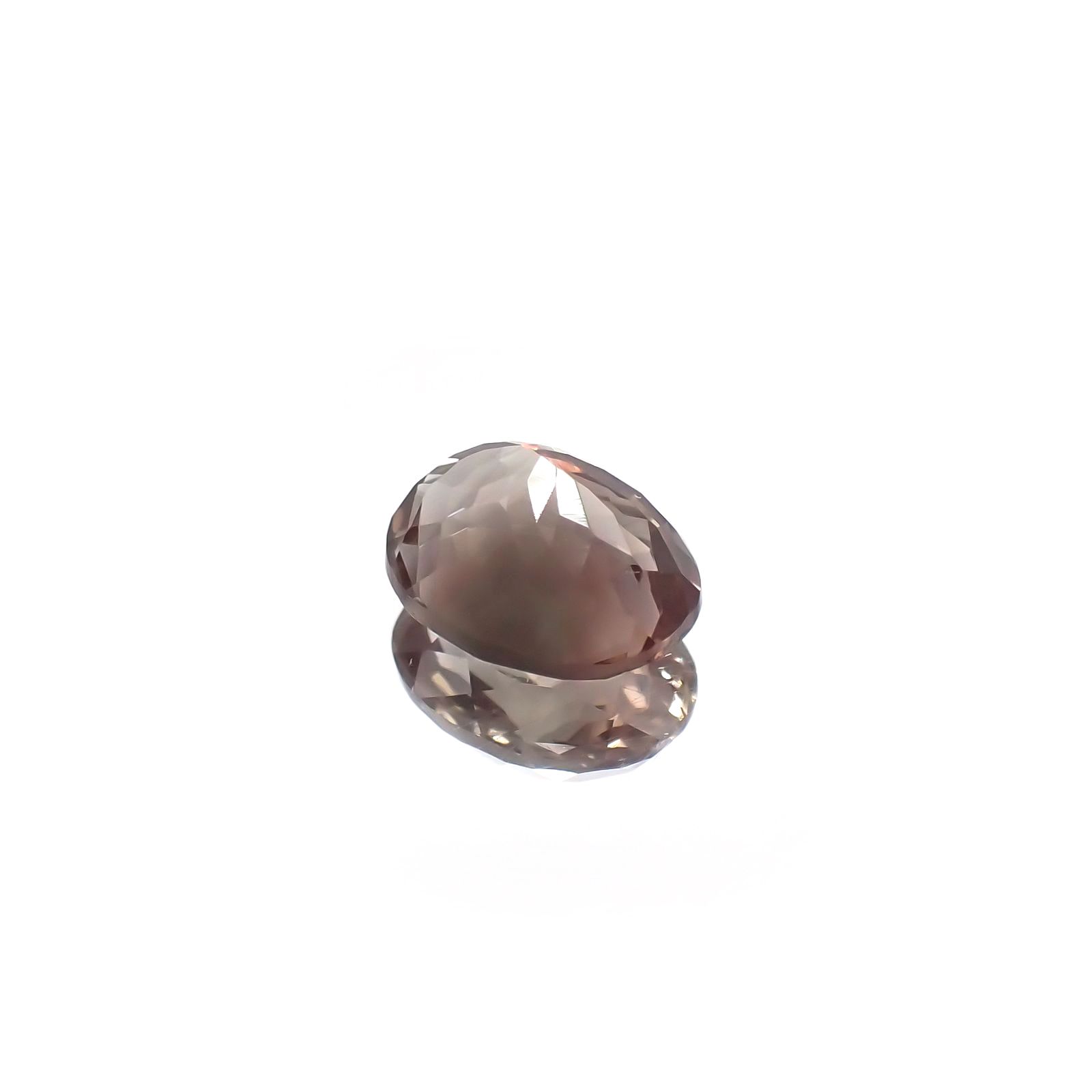 バイカラーオレゴンサンストーン(宝石名バイカラー・ラブラドライト) アメリカ・オレゴン州産 1.179ct ソ付(彩珠)[250711950]7.7×6.1mm前後