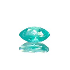 パライバトルマリン(宝石名トルマリン/別名パライバ・トルマリン)ブラジル・キントス鉱山産 0.34ct 識別済[221018835]6.5x3.5mm前後