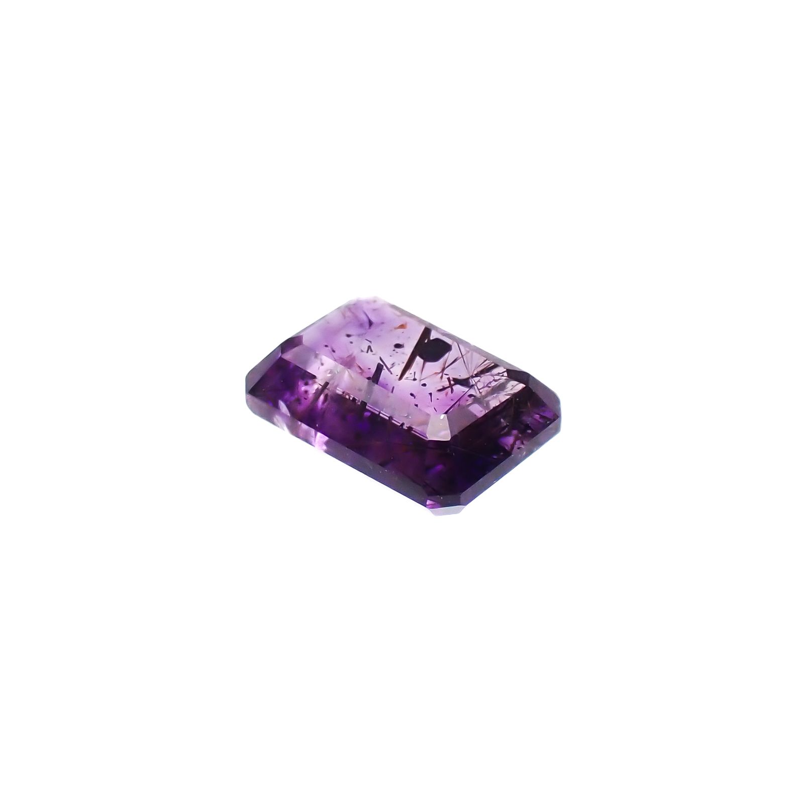 アメジストエレスチャル ナイジェリア産 1.23ct[231224656]7.6x5.2mm前後