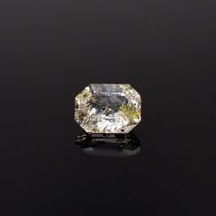 ◇カスタム・オクタゴンカット◇オイルインクォーツ パキスタン産 0.44ct / 5.4x4.1mm前後 [231224723]