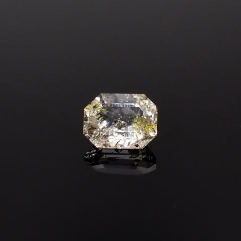 ◇カスタム・オクタゴンカット◇オイルインクォーツ パキスタン産 0.44ct / 5.4x4.1mm前後 [231224723]