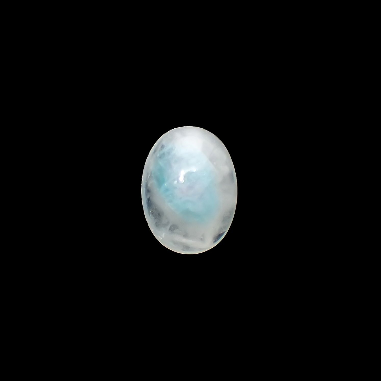パライバトルマリンインクォーツ(宝石名トルマリンインクォーツ/別名パライバ・トルマリンインクォーツ) ブラジル産 1.29ct 識別済[210711993]8×6.2mm前後