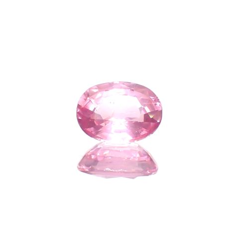 ピンクスピネル(宝石名ピンク・スピネル)タンザニア産 ソ付(彩珠) 1.306ct / 7.7x5.9mm前後 [260222577]