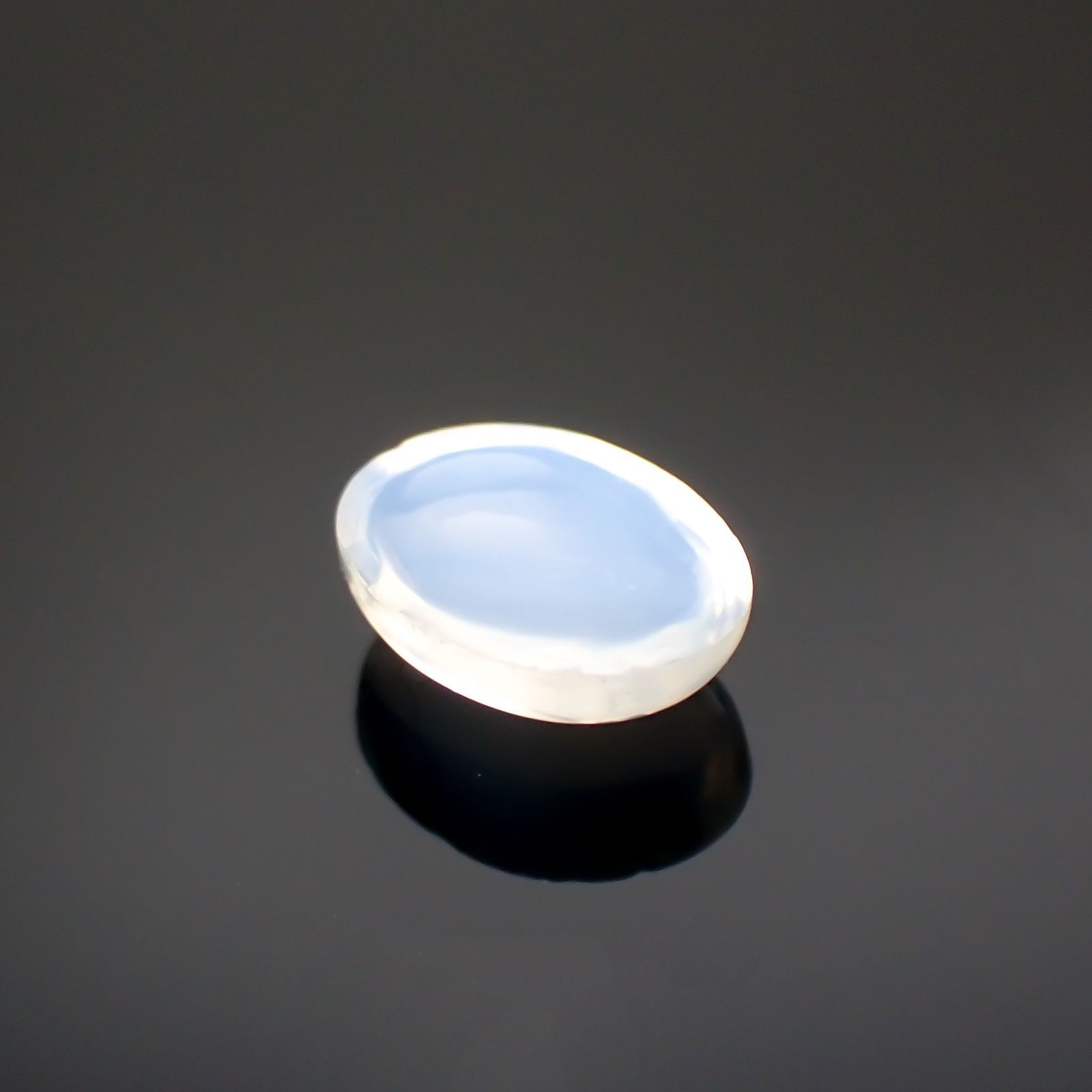 ムーンストーン(宝石名ムーンストーン) インド/スリランカ産 1.05ct 識別済[210812755]7.8×5.9mm前後