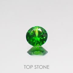 デマントイドガーネット(宝石名デマントイド・ガーネット) ロシア産 0.195ct ソ付(彩珠)[210711585]3.5×3.5mm前後