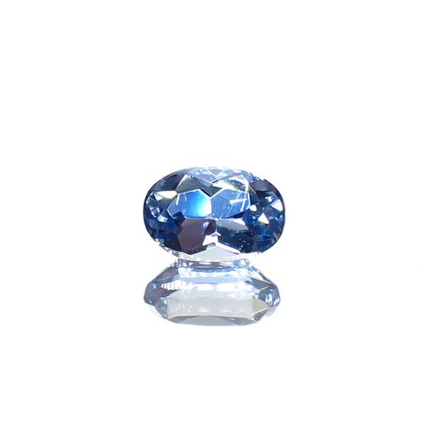 タトゥーアクアマリン ブラジル・ミナスジェライス州タトゥー鉱山産 0.30ct[240929123]5.2x3.5mm前後