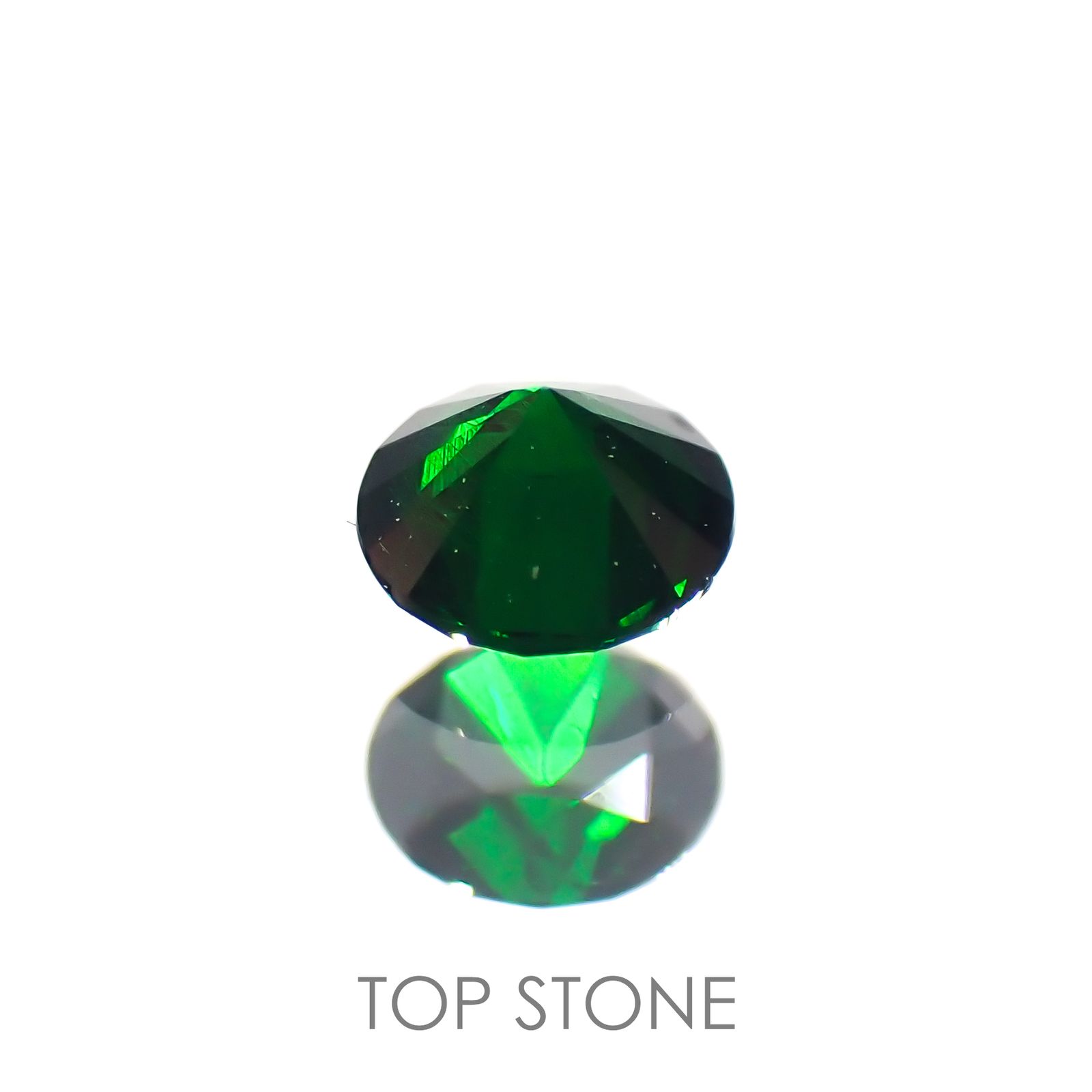 デマントイドガーネット(宝石名デマントイド・ガーネット) ロシア産 0.135ct ソ付(彩珠)[20129274]3×3mm前後