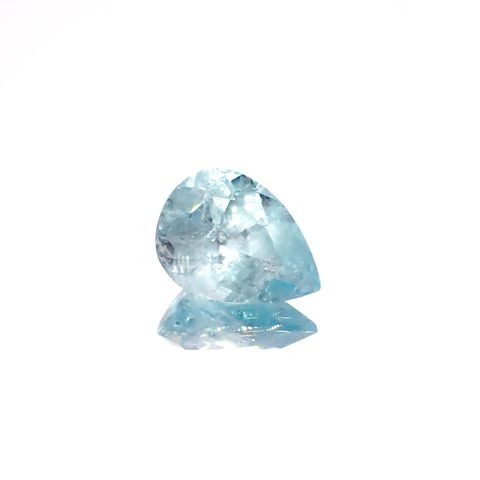 ユークレース(宝石名ブルー・ユークレース)コロンビア産 2.402ct ソ付(彩珠)[221018847]10.6x7.7mm前後