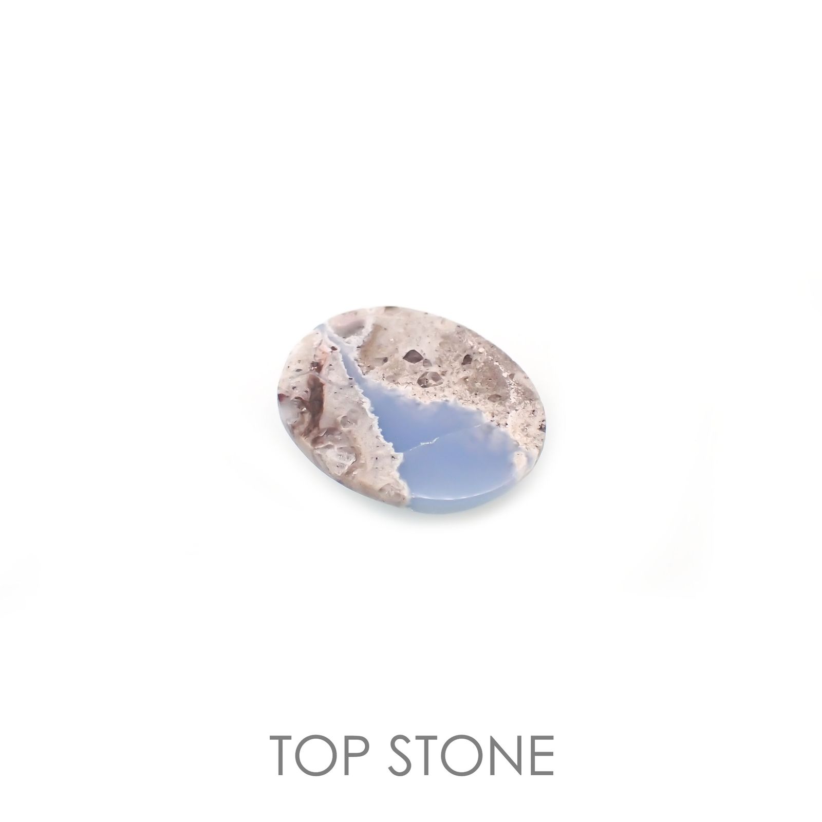 マトリックスブルーオパール アメリカ・オレゴン州産 3.45ct[220917812]13.9x11.3mm前後