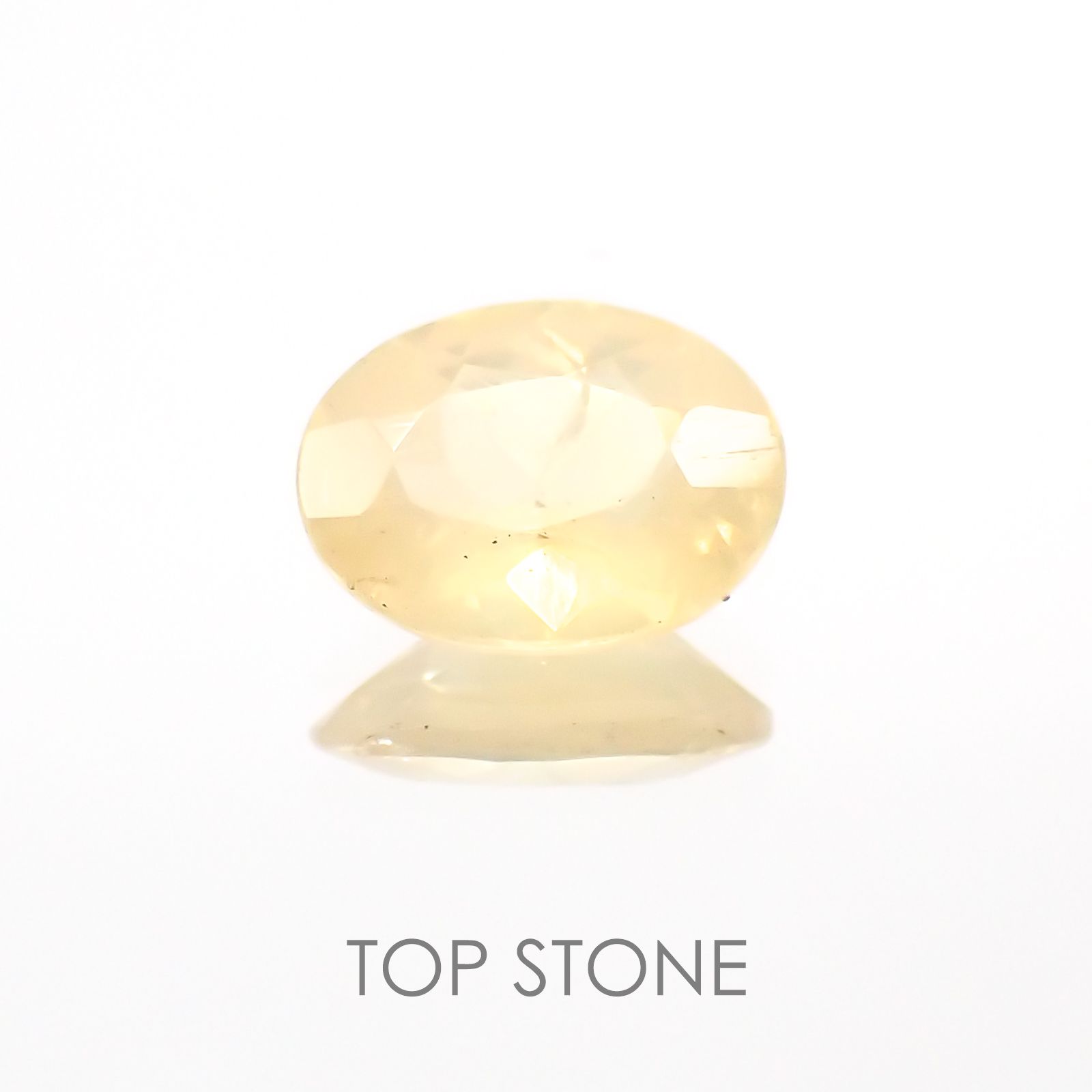 シーライト(宝石名シーライト) 中国産 1.440ct ソ付(彩珠)[20117730]7.2×5.4mm前後