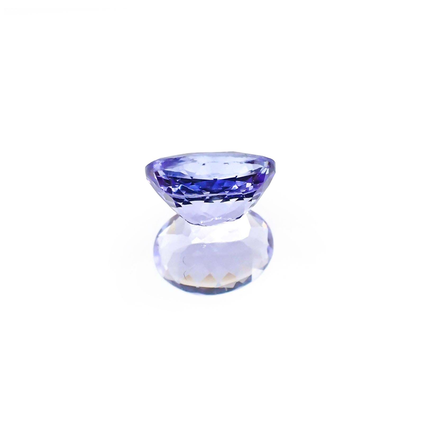 タンザナイト(宝石名タンザナイト)タンザニア産 識別済 1.74ct / 8.5x6.5mm前後 [230723006]