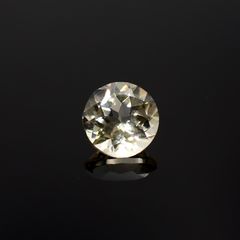 イエロースキャポライト フルオレッセンス(宝石名スキャポライト)タンザニア産 1.11ct 識別済[230722658]6.9x6.9mm前後