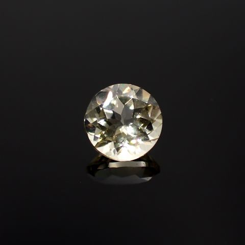 イエロースキャポライト フルオレッセンス(宝石名スキャポライト)タンザニア産 1.11ct 識別済[230722658]6.9x6.9mm前後