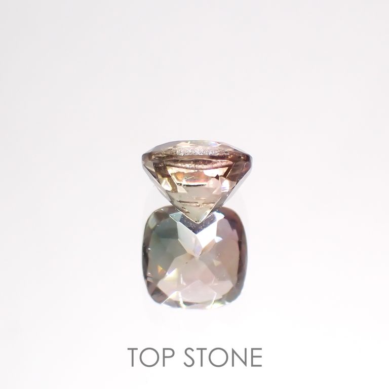 バイカラートルマリン(宝石名トルマリン)コンゴ産 1.08ct 識別済  