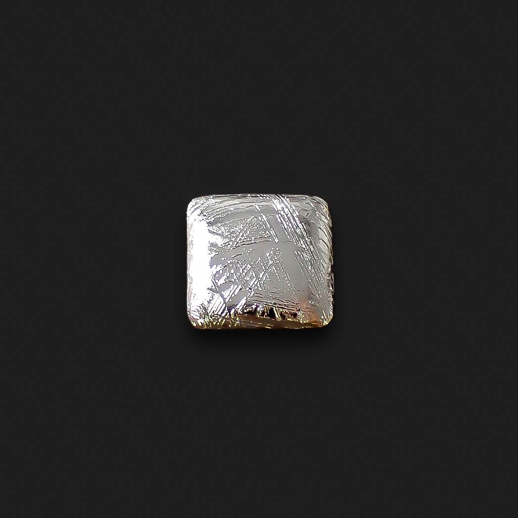 ムオニナルスタ隕石 発見地:スウェーデン 15.63ct[240125776]13.8x13.7mm前後