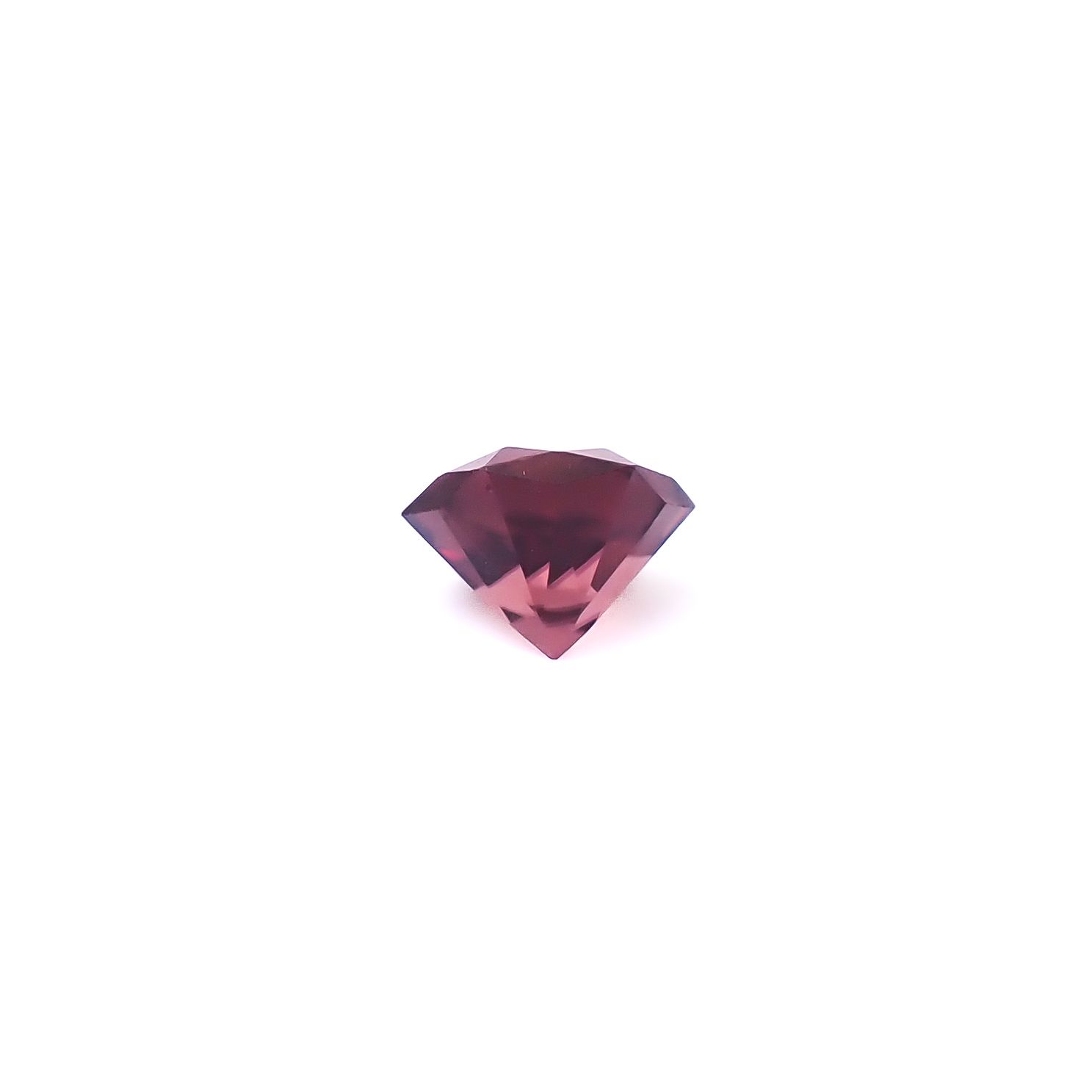 ◇ヘキサゴンカット◇レッドジルコン(宝石名ジルコン)スリランカ/カンボジア産 識別済 0.81ct / 4.9x4.9mm前後 [260732555]