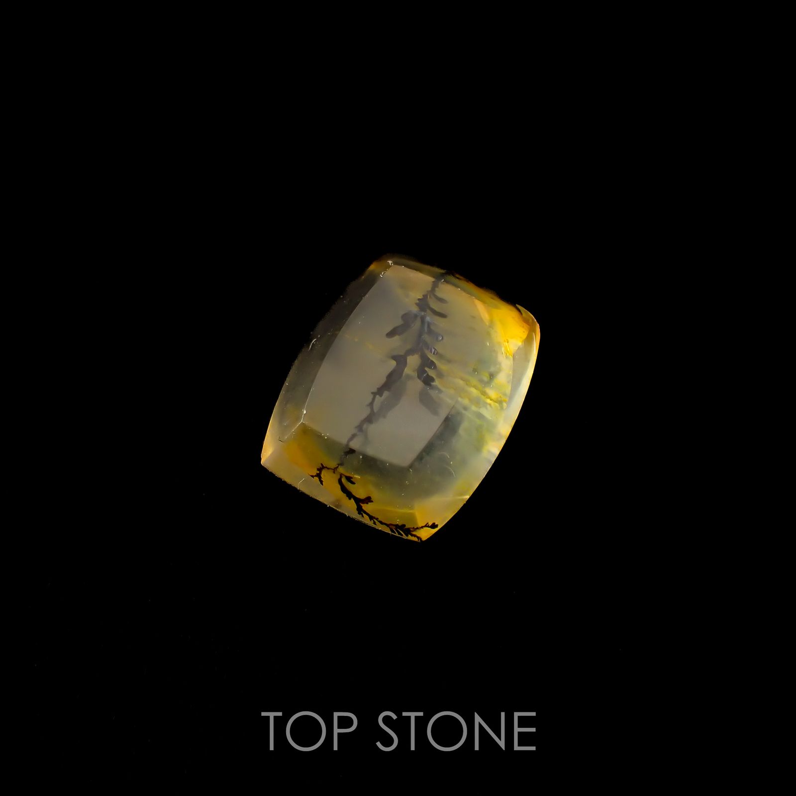 デンドリチッククォーツ ブラジル産 3.95ct[220817339]11.6x9.4mm前後