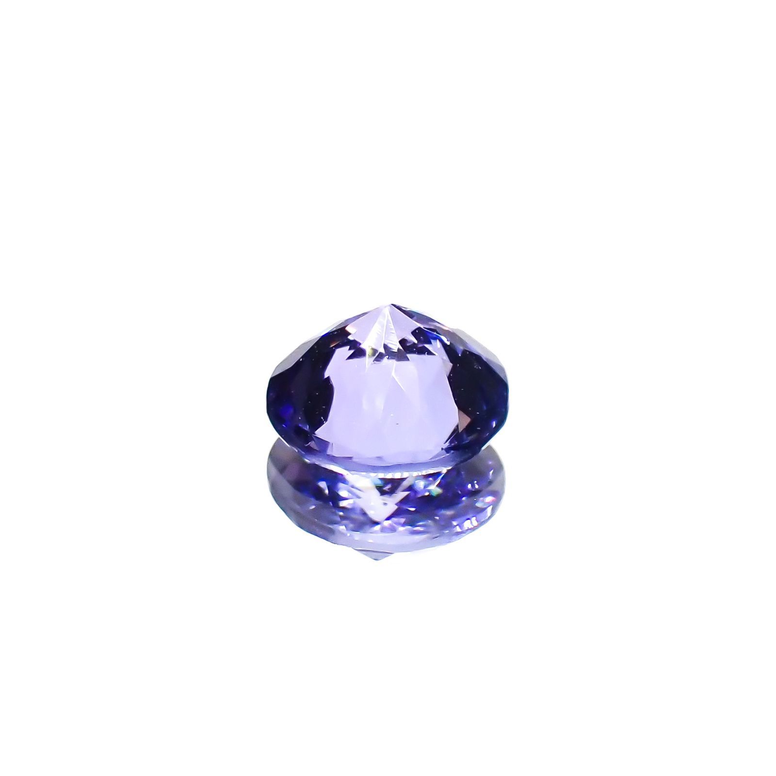 タンザナイト(宝石名タンザナイト)タンザニア産 0.62ct 識別済[230120193]5.6x5.5mm前後