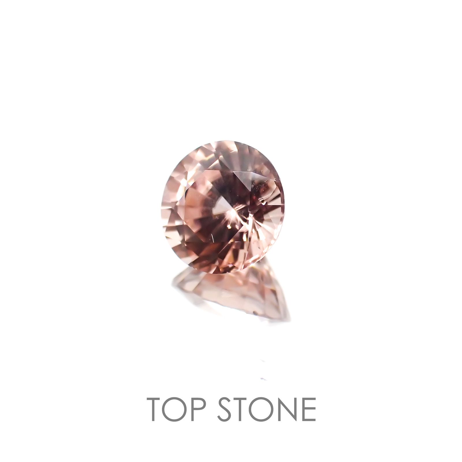 ピンクジルコン スリランカ,カンボジア産 ルース 1.29ct[20208059]6.1×6.1mm前後