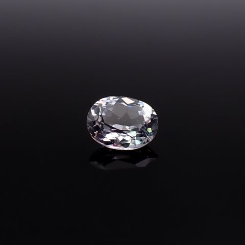 シルバーアパタイト フルオレッセンス アフリカ産 識別済 1.33ct / 7.9x6.2mm前後 [260632511]