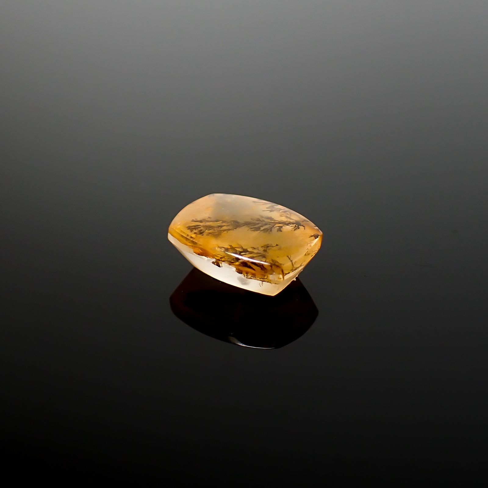 デンドリチッククォーツ ブラジル産 3.04ct / 10.5x7.9mm前後 [260832743]