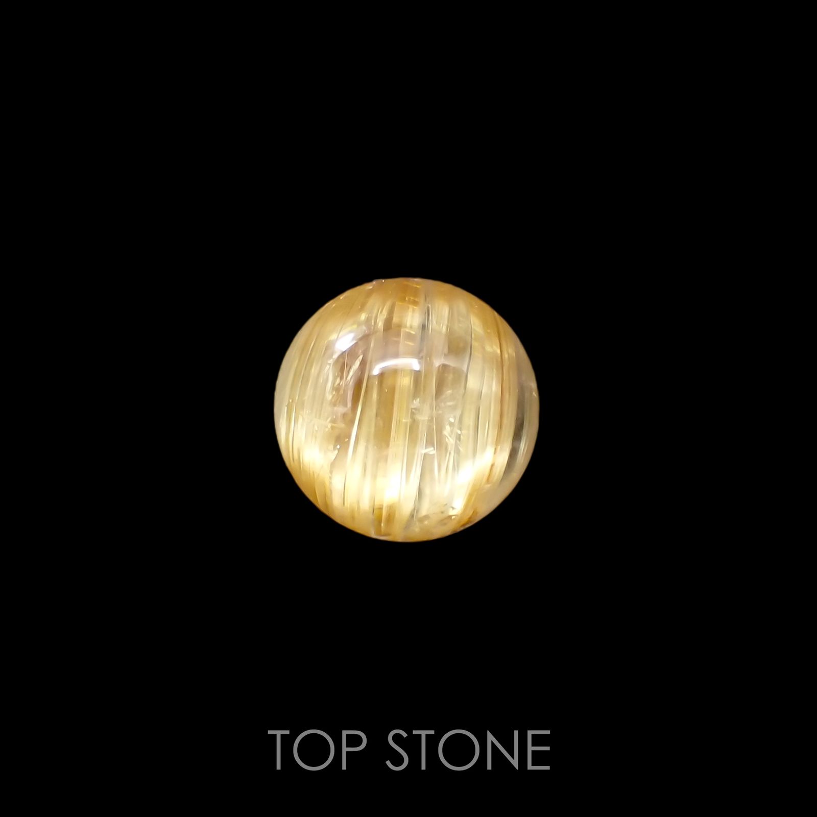 ルチルクォーツ ブラジル産 ルース 2.44ct[210913305]8.2×8.2mm前後