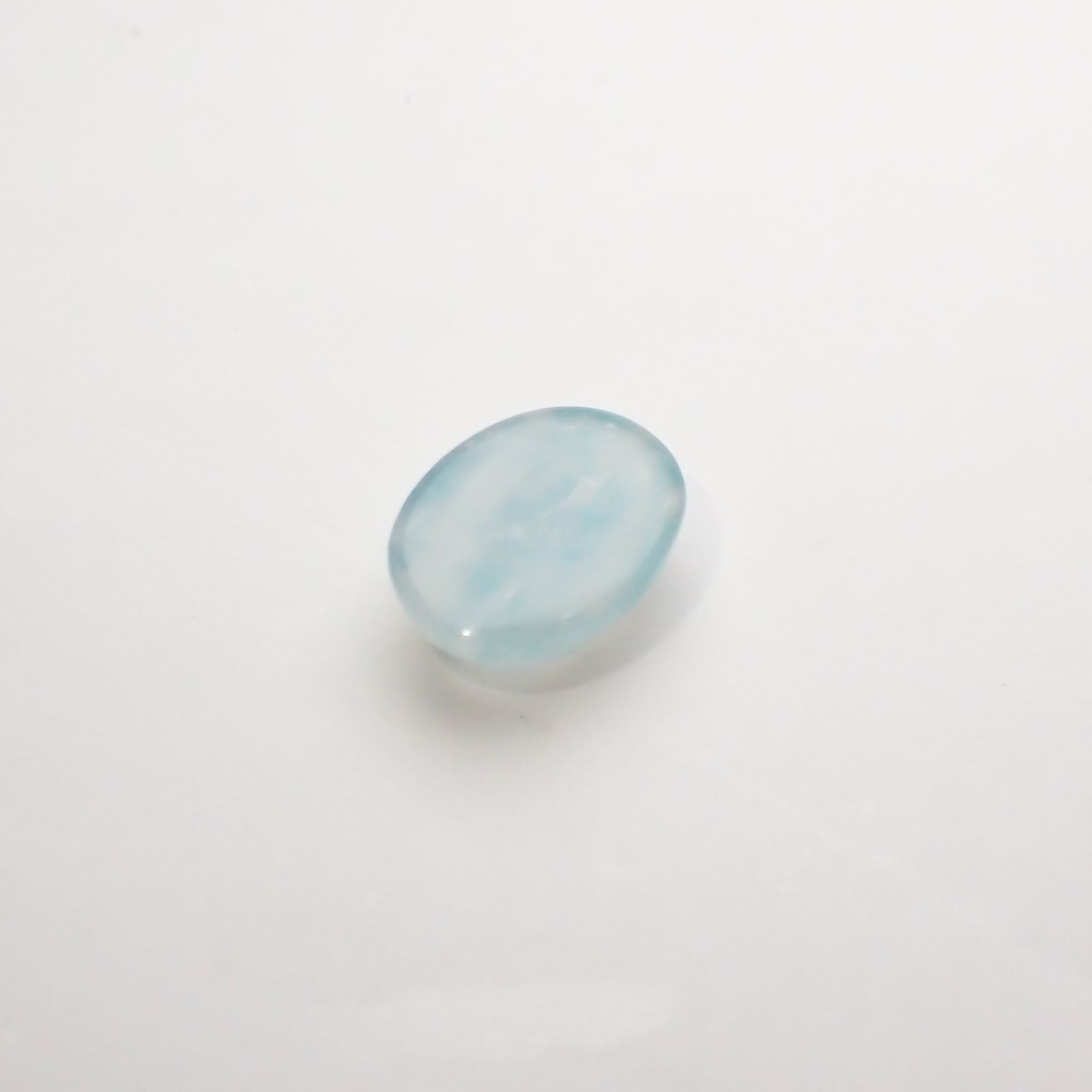 パライバトルマリンインクォーツ(宝石名トルマリンインクォーツ/別名パライバ・トルマリンインクォーツ) ブラジル産 1.26ct 識別済[210712002]8×6.2mm前後