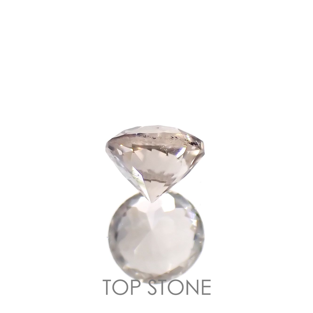 サニディン(宝石名サニディン)ドイツ産 0.16ct 識別済[221018940]3.5x3.4mm前後