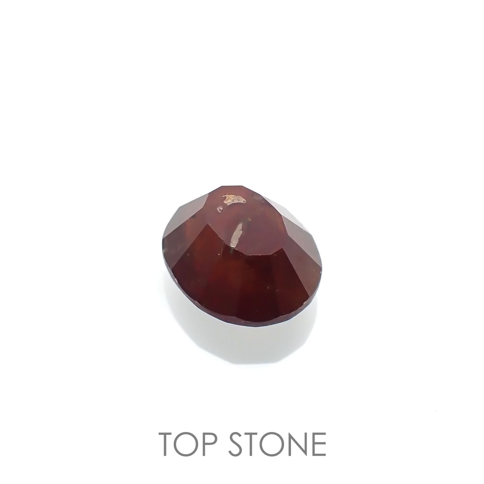 レインボーガーネット(宝石名レインボー アンドラダイト・ガーネット) 日本・奈良県産 1.18ct 識別済[210912940]6.4×5.5mm前後