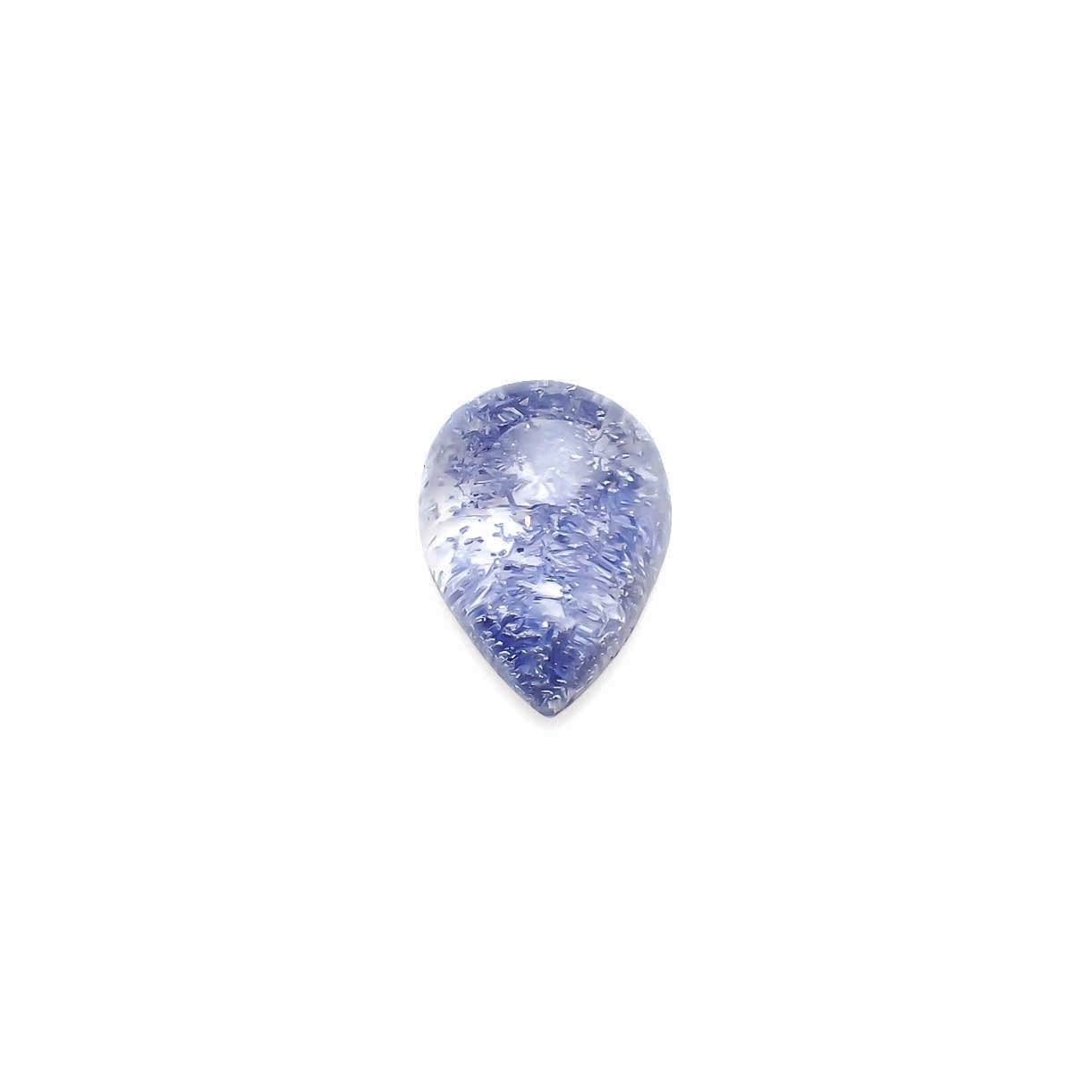 デュモルチェライトインクォーツ ブラジル産 3.84ct[230320893]11.9x8.9mm前後
