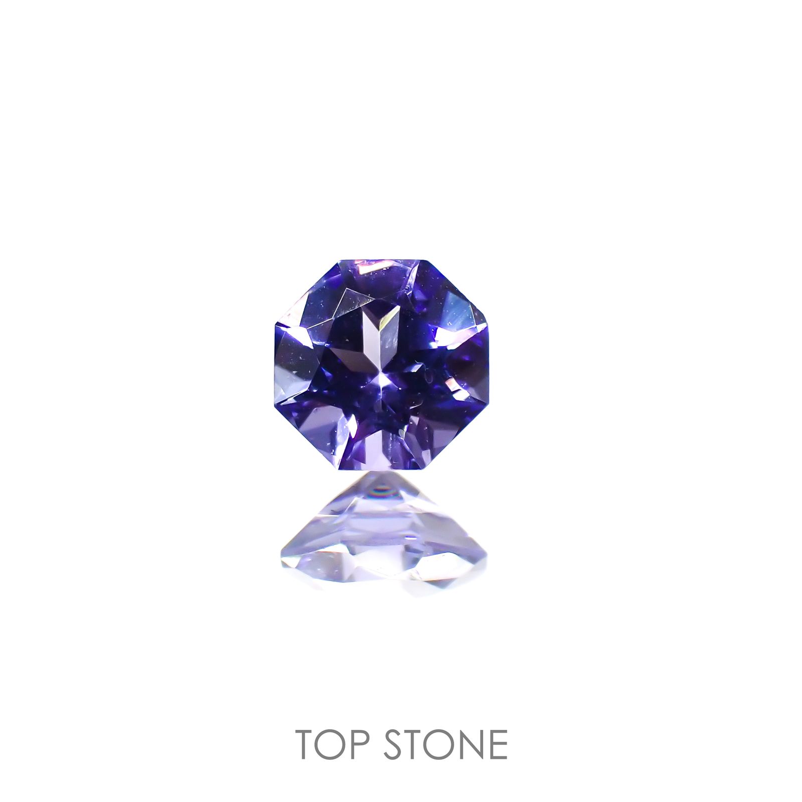 ◇オクタゴンカット◇タンザナイト(宝石名タンザナイト)タンザニア産 0.26ct 識別済[220113846]4x4mm前後