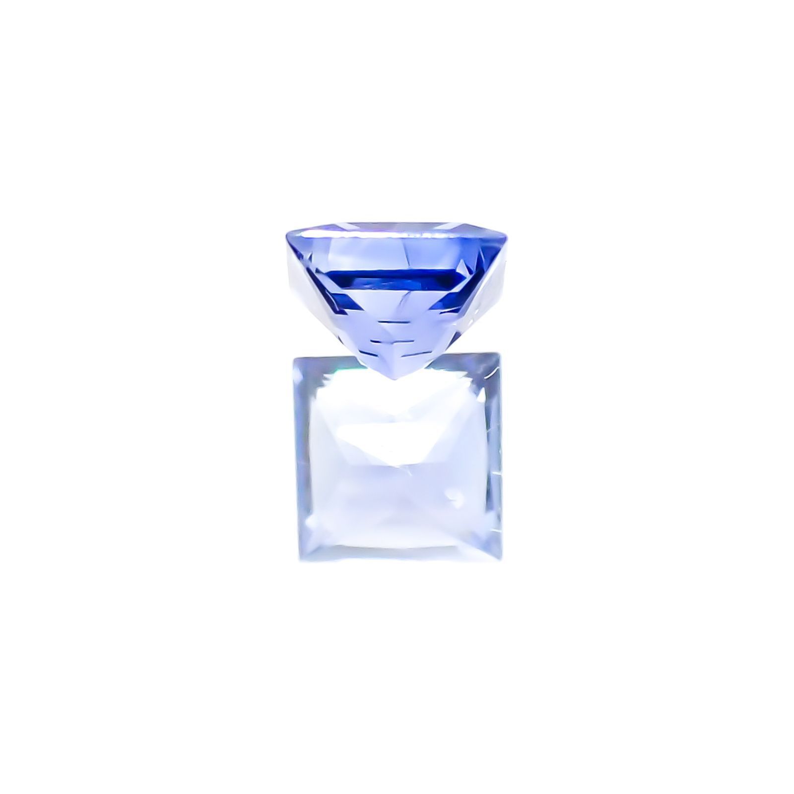 ◇プリンセスカット◇サファイア(宝石名サファイア)スリランカ産 0.21ct 識別済[231124234]3.2x3.2mm前後