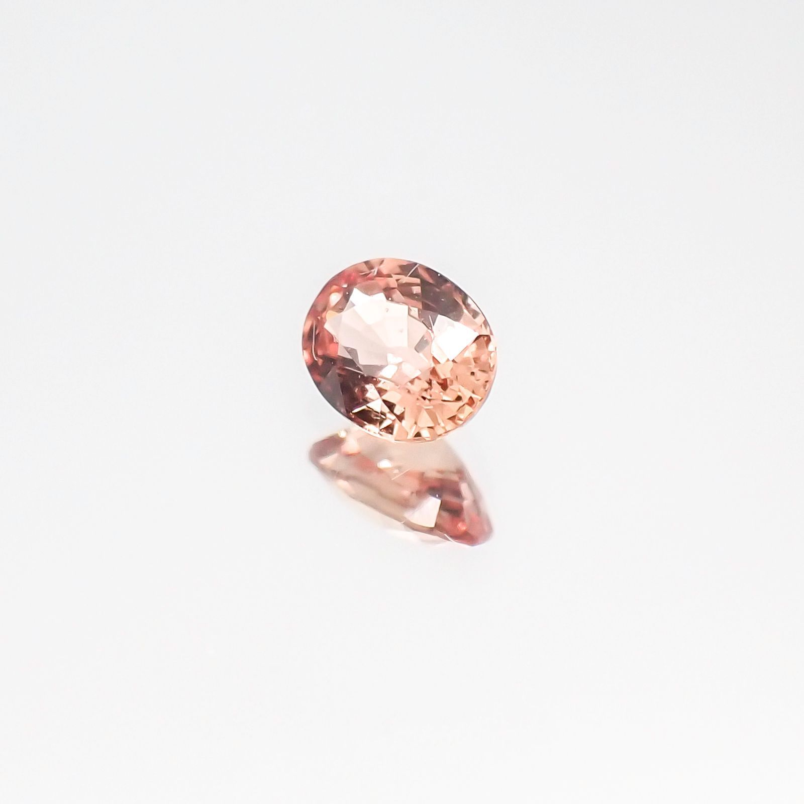 パパラチャサファイア スリランカ産 0.221ct CGL鑑付[20107260]4.1×3.1mm前後