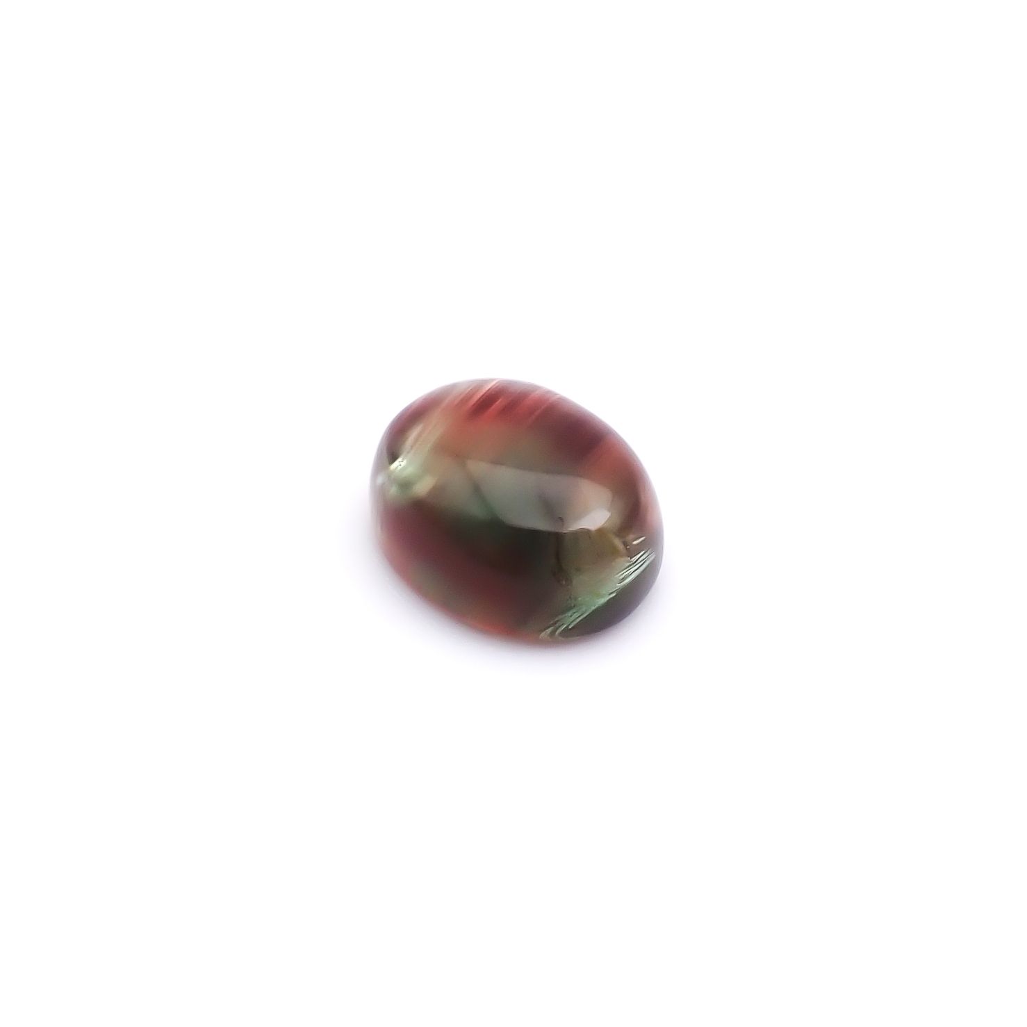 バイカラーアンデシン チベット産 3.24ct / 10.1x8.1mm前後 [260732570]