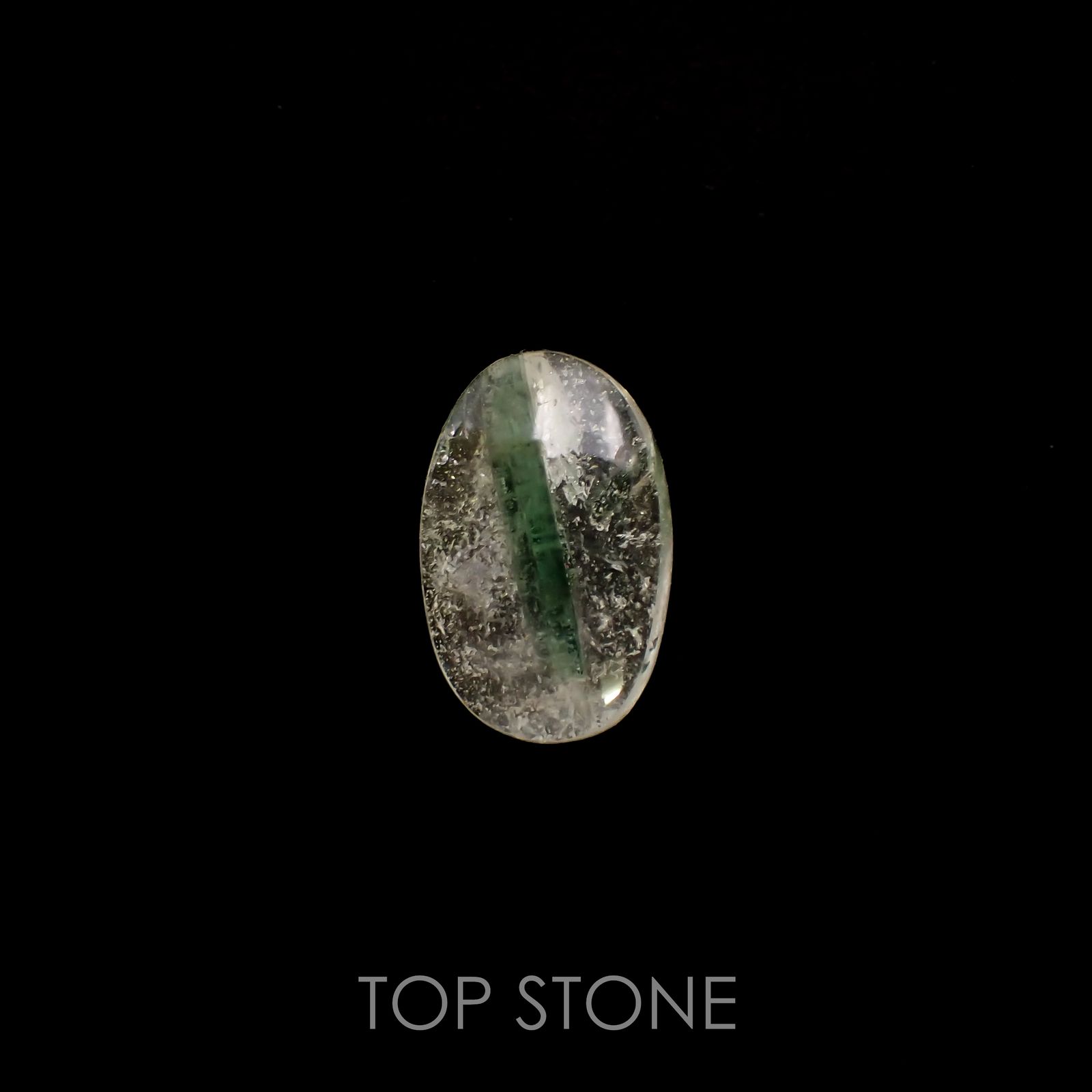 グリーントルマリンインクォーツ ブラジル・ミナスジェライス州産 8.77ct[221018312]18.2x11.8mm前後 | TOP  STONE(トップストーン)