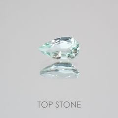 ミントベリル(宝石名グリーン・ベリル) ブラジル産 0.15ct 識別済[21019701]4.8×3.1mm前後