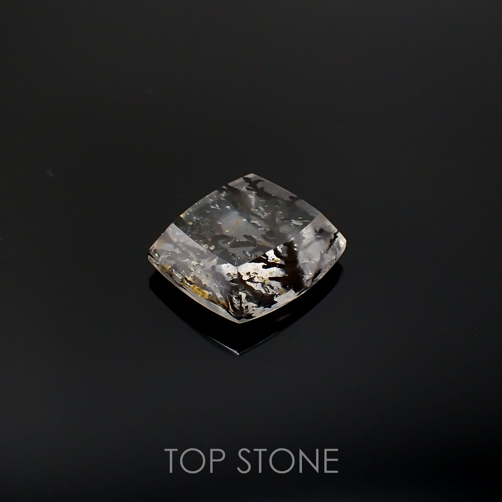 デンドリチッククォーツ ブラジル産 5.15ct[220616706]10.7x11.7mm前後