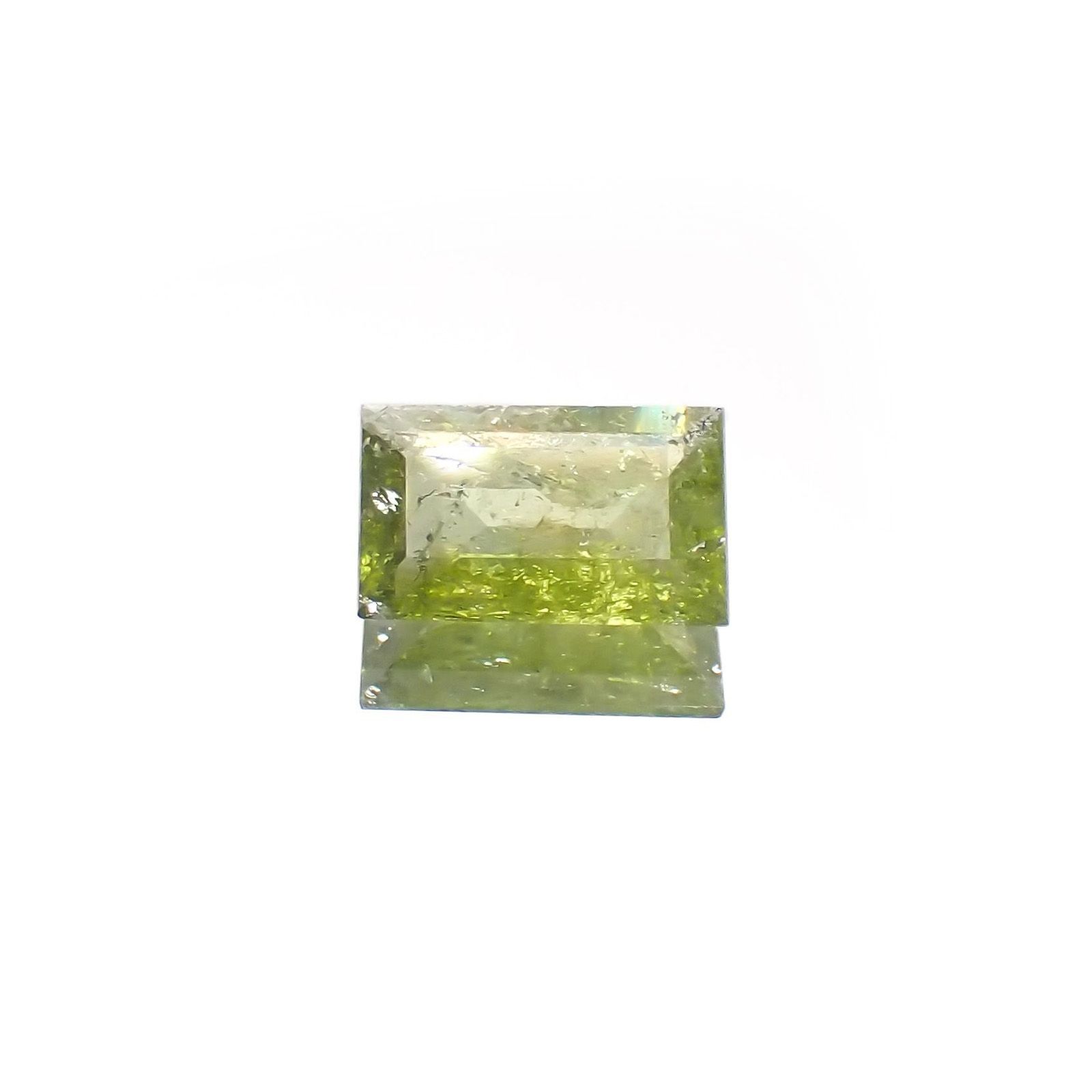 イリデッセンスクロムトルマリン(宝石名トルマリン)ケニア産 識別済 0.60ct / 7.2x4.6mm前後 [221119093]