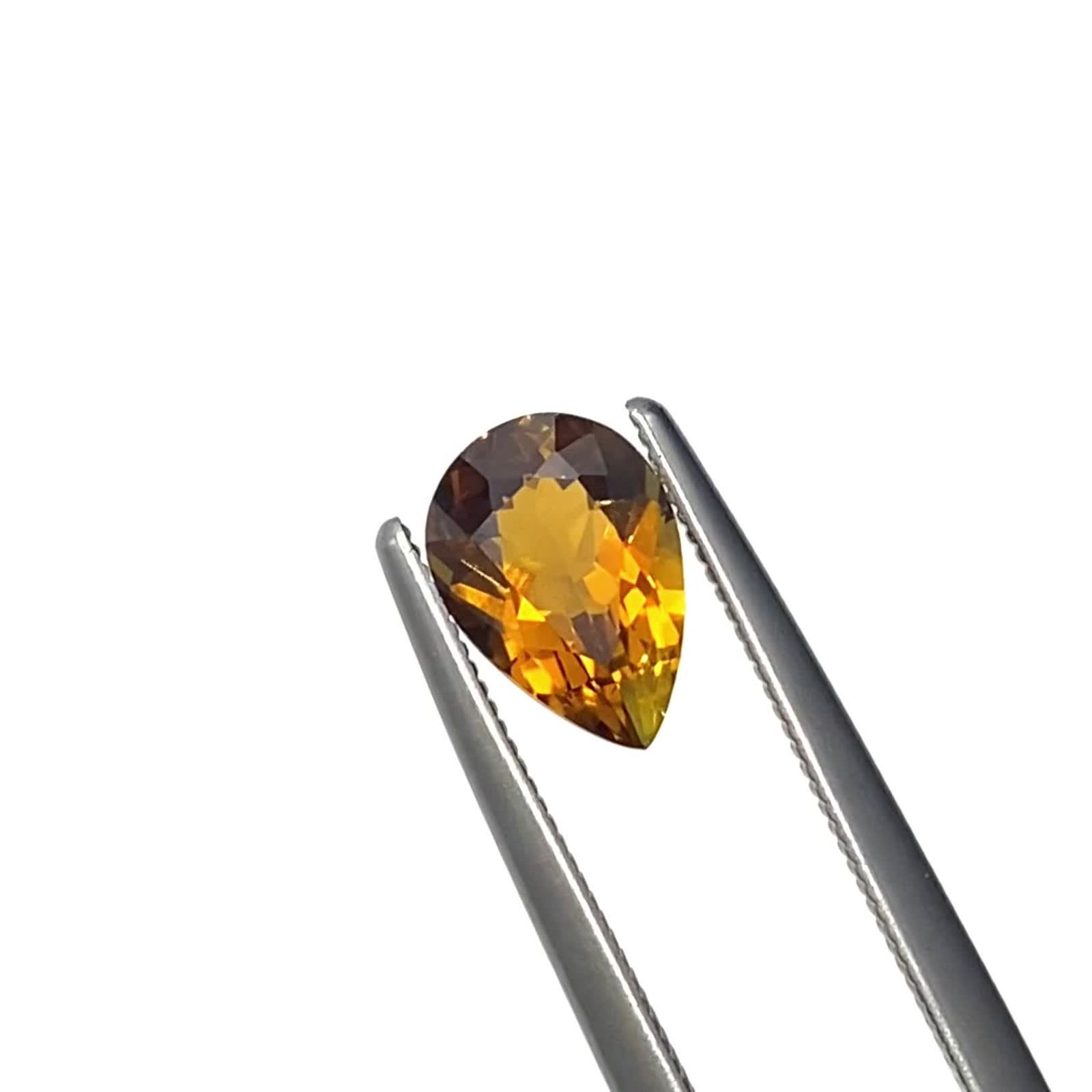 ゴールデントルマリン モザンビーク/コンゴ産 1.12ct / 8.3x5.7mm前後