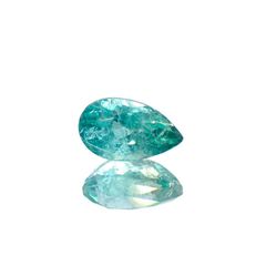 パライバトルマリン(宝石名トルマリン/別名パライバ・トルマリン)ブラジル・パライバ州バターリャ鉱山産 0.498ct ソ付(宝貴協)[221018793]6.2x3.7mm前後