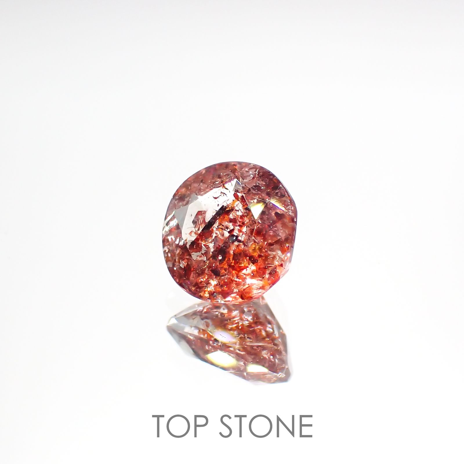 ファイヤークォーツ ナイジェリア産 1.21ct[220114751]7.1x7.1mm前後